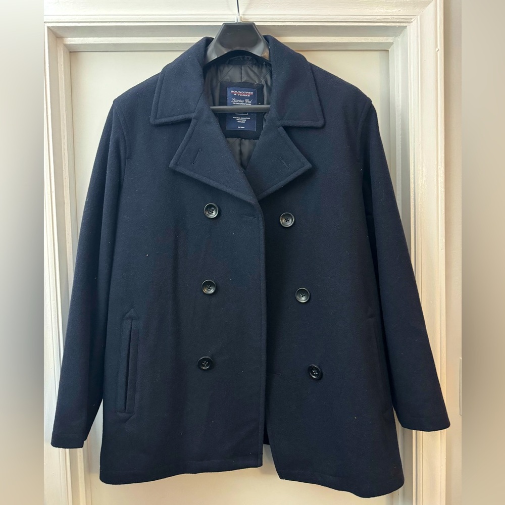 Men’s double breasted wool coat